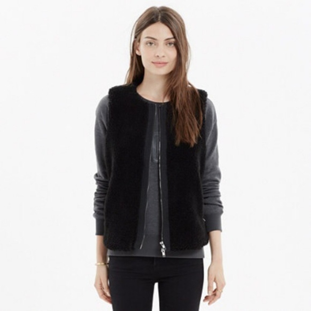 LAST CHANCE! Madewell Faux Shearling Vest